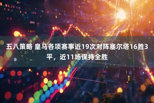 五八策略 皇马各项赛事近19次对阵塞尔塔16胜3平，近11场保持全胜